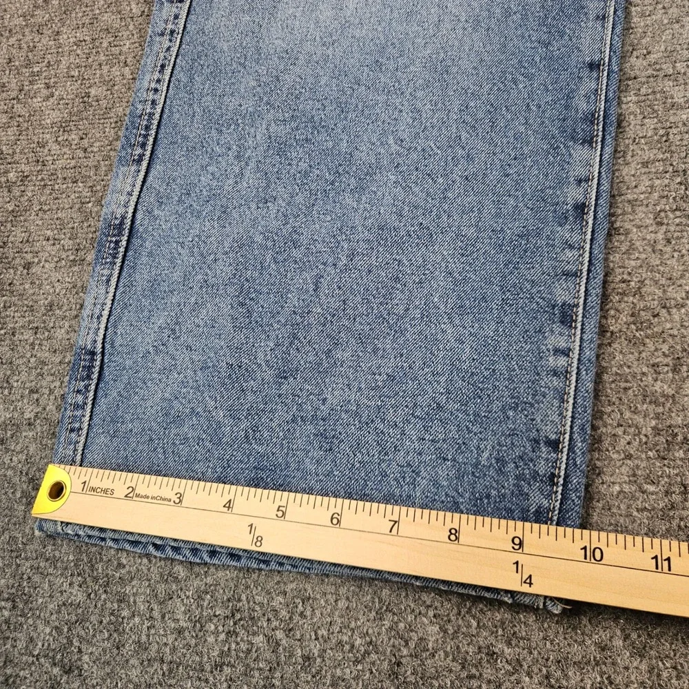 Jason Wu Jaime Barrel Ankle Jeans Super High Rise Light Wash Denim Size 2/27
